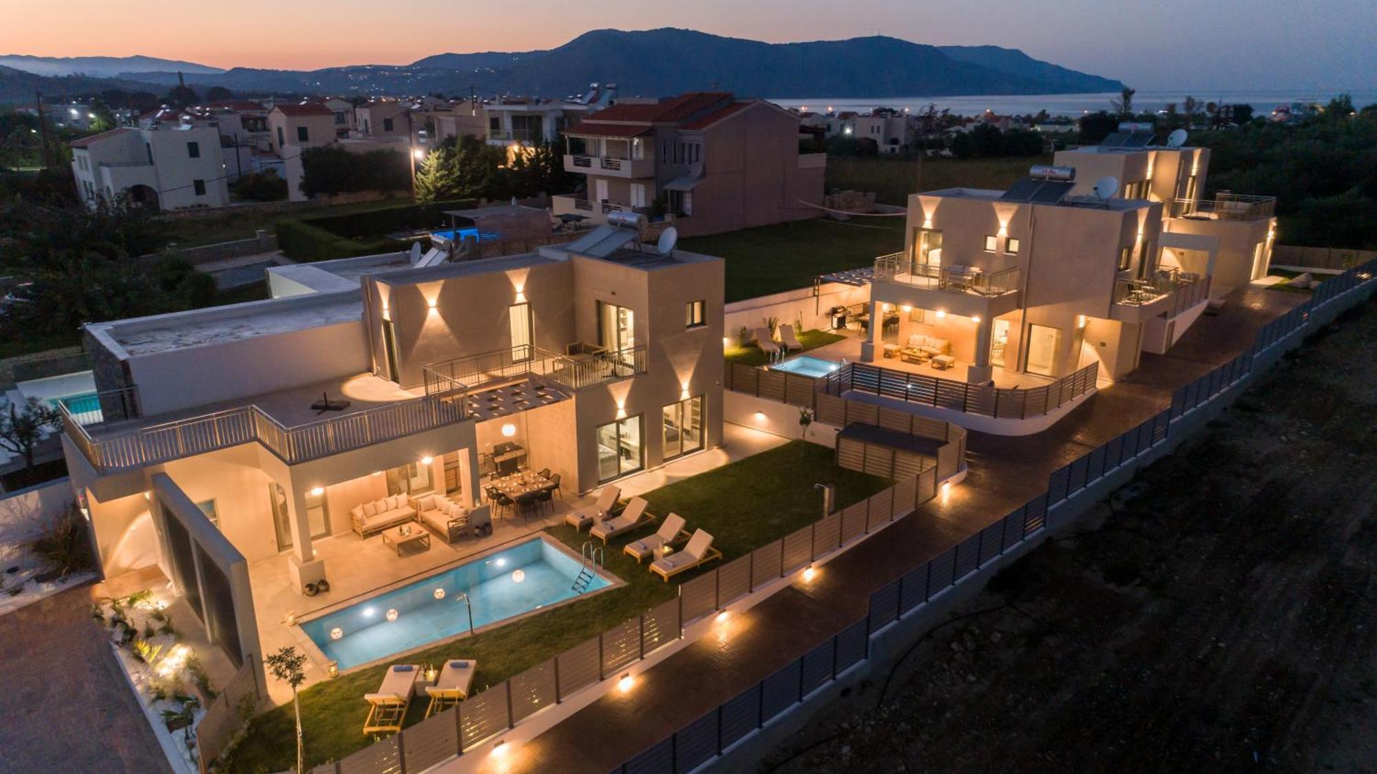 Ks Luxury Villas Heated Pools Jeorjoúpoli Eksteriør bilde